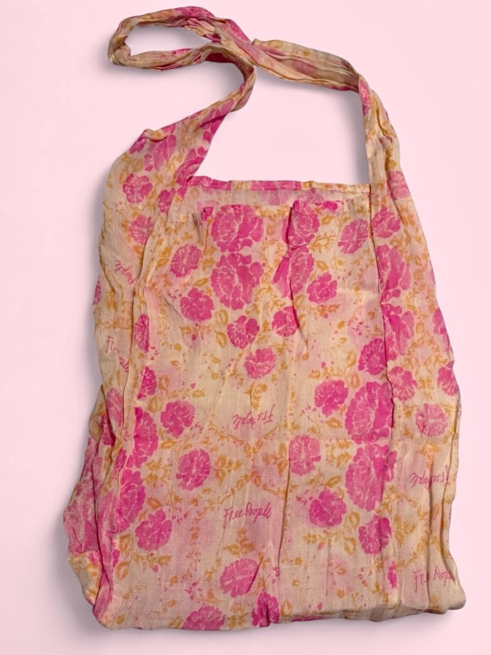 Free People Linen Reusable Bag
